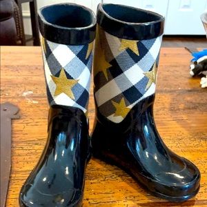 Burberry rain boots size 24